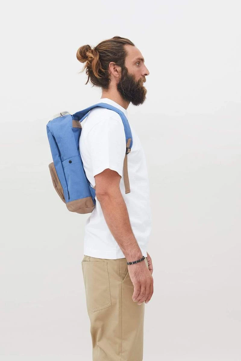 Eco Mochila Lefrik Capsule Multi Ink ( Azul-Marron ) 7 Eco Mochila Lefrik Capsule Multi Ink ( Azul-Marron ) - Imagen 5