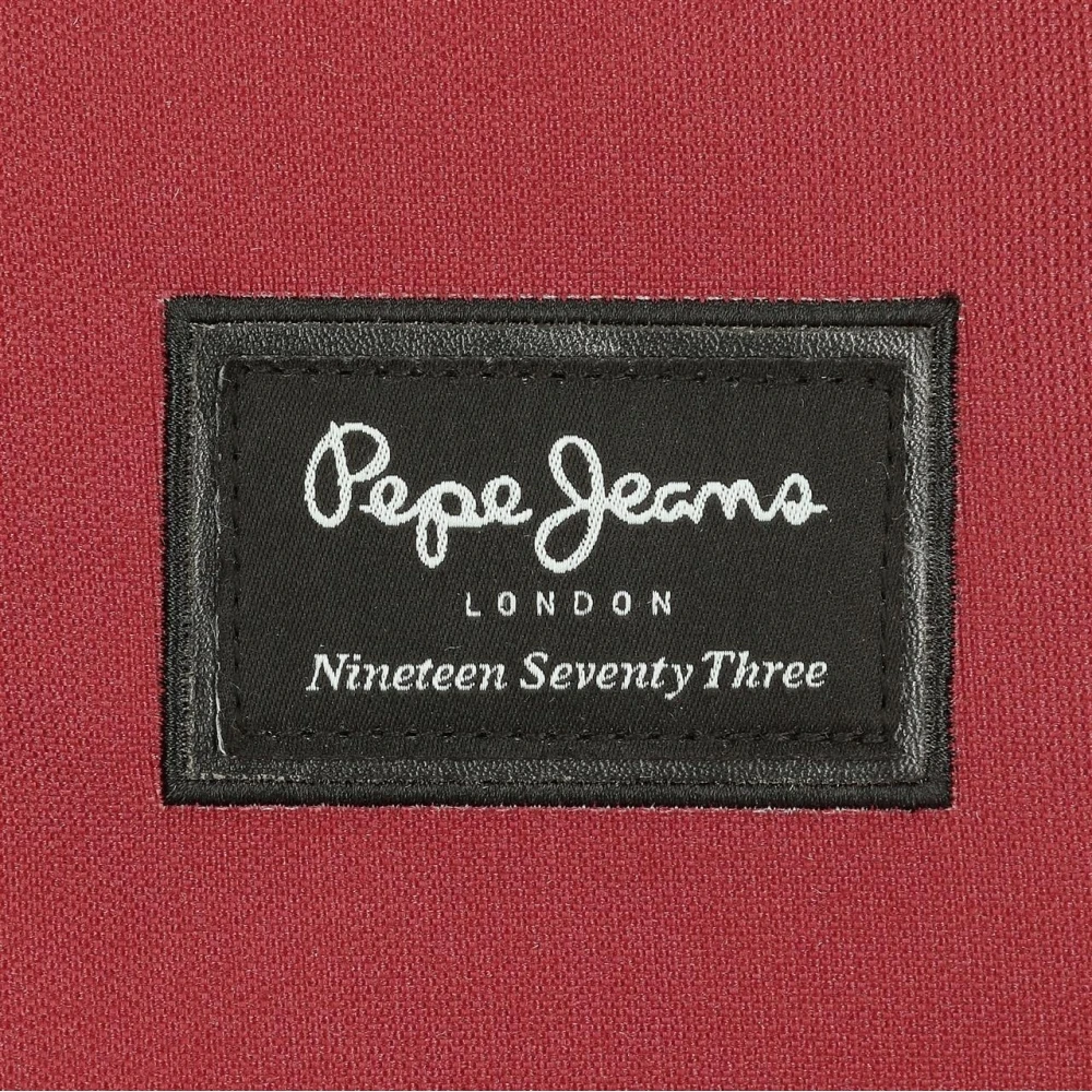 Pepe Jeans Mochila Portaordenador+estuche PPJ Aris Evergreen Rojo Oscuro 9 Pepe Jeans Mochila Portaordenador+estuche PPJ Aris Evergreen Rojo Oscuro - Imagen 7