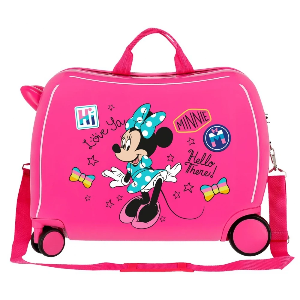 Disney Maleta Correpasillos 2R Multidirecc. Enjoy Minnie Hi Love 3 Disney Maleta Correpasillos 2R Multidirecc. Enjoy Minnie Hi Love