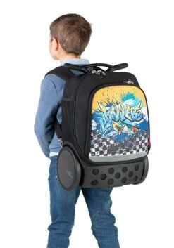 Mochila Escolar Con Ruedas Nikidom Roller Up Butterfly Camo -Equipaje Serie Tienda 22315