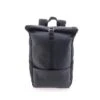 Mochila Roll Top Grande Con Solapa Vogart Negro