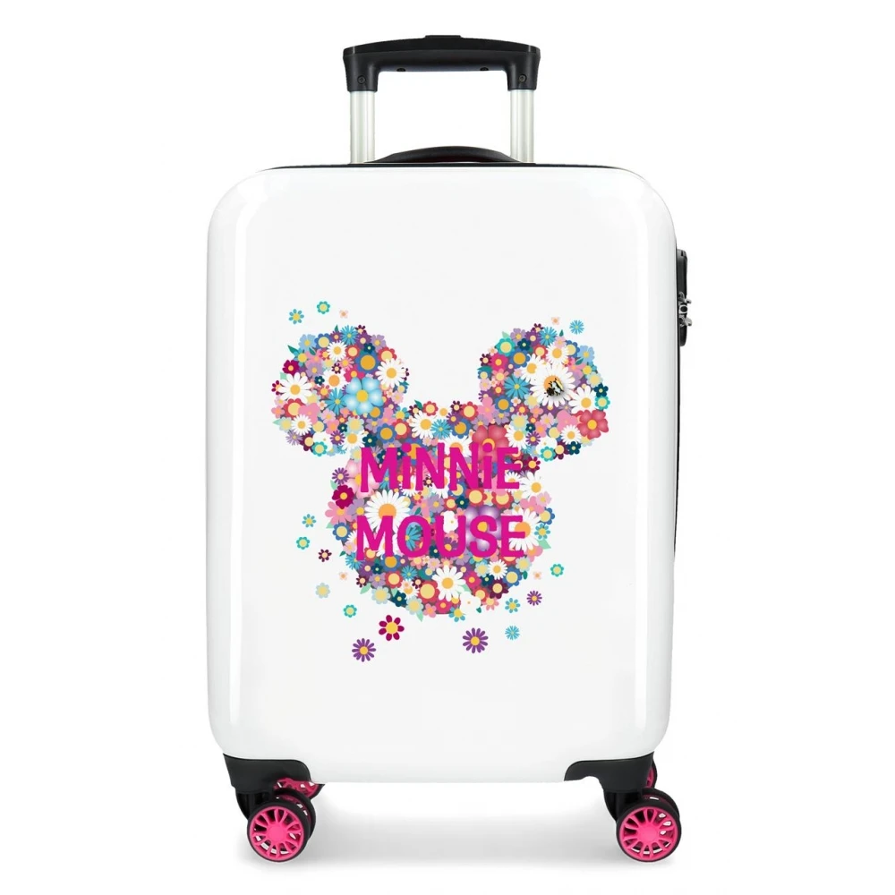 Disney Maleta Cabina 55 Cm 4 Ruedas Rigida Minnie Sunny Day Flores Fucsia 3 Disney Maleta Cabina 55 Cm 4 Ruedas Rigida Minnie Sunny Day Flores Fucsia