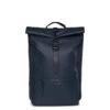 Mochila Roll Top Rucksac Rains Azul Marino (Navy) -Equipaje Serie Tienda 24665