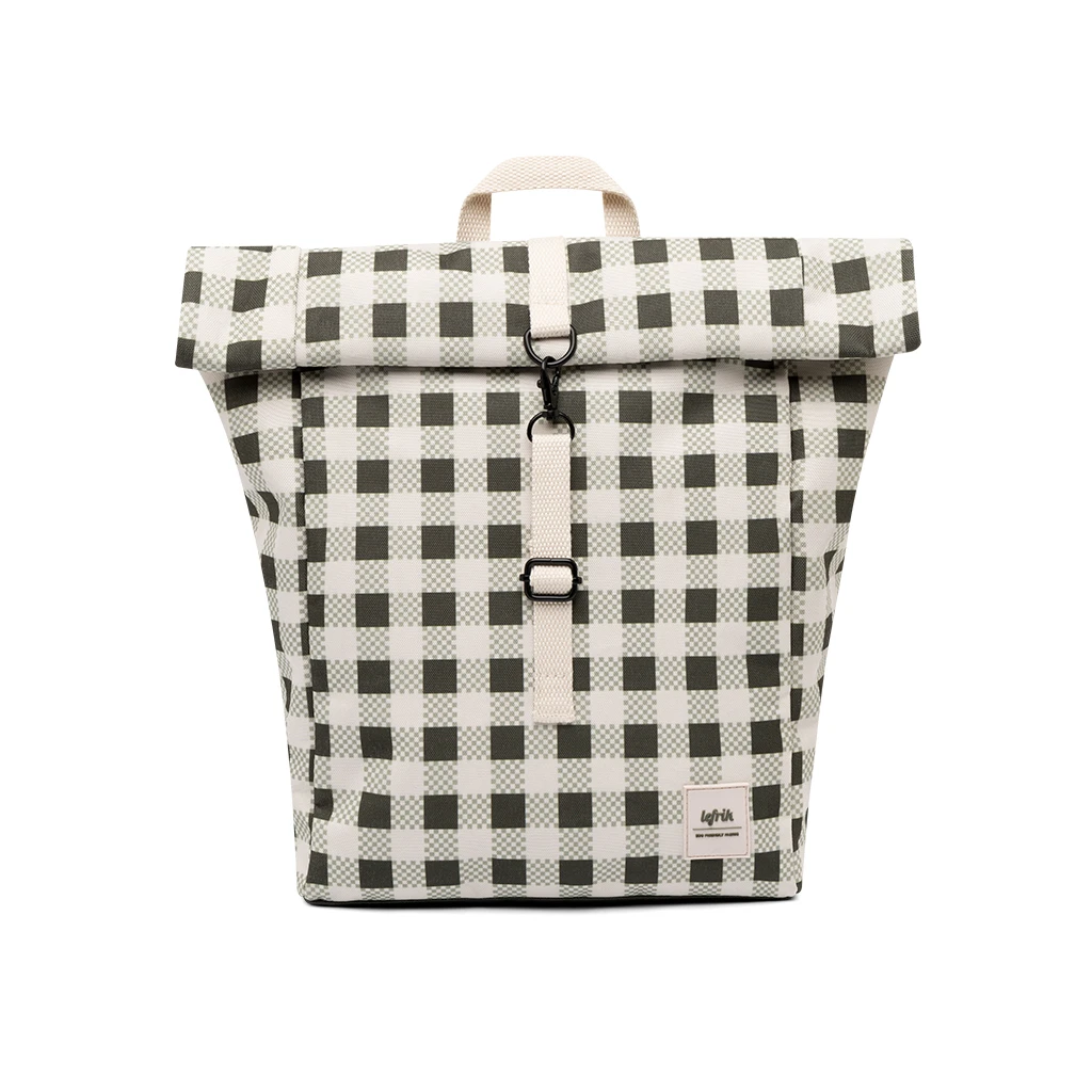 Mochila Lefrik Roll Mini Vichy 3 Mochila Lefrik Roll Mini Vichy