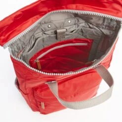 Mochila Roka London Canfield B Mediana Sostenible Nylon Rojo (Cranberry) 10 Mochila Roka London Canfield B Mediana Sostenible Nylon Rojo (Cranberry) -Equipaje Serie Tienda 24947