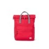 Mochila Roka London Canfield B Pequeña Sostenible Nylon Rojo (Mars Red) -Equipaje Serie Tienda 25125