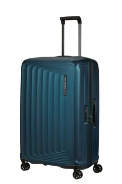 Maleta Grande 75 Cm Exp Samsonite Nuon Mate Azul ( Petrol Blue ) -Equipaje Serie Tienda 27340