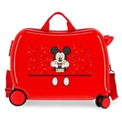 Disney Maleta Infantil Correpasillos 2 Ruedas Multid It's A Mickey Things Rojo -Equipaje Serie Tienda 27545