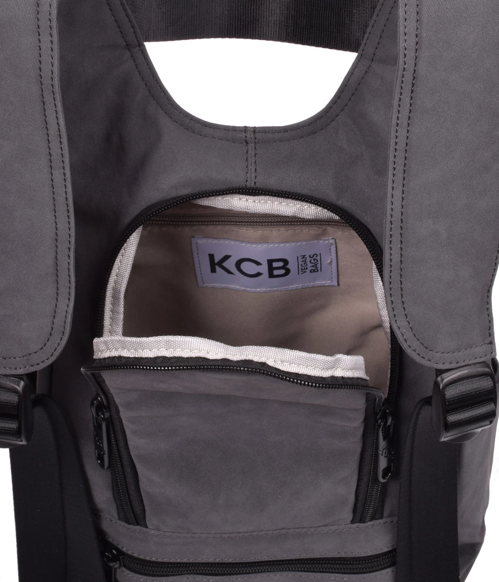 Mochila Pequeña Apertura Trasera KCB 2704 Negro 8 Mochila Pequeña Apertura Trasera KCB 2704 Negro - Imagen 6