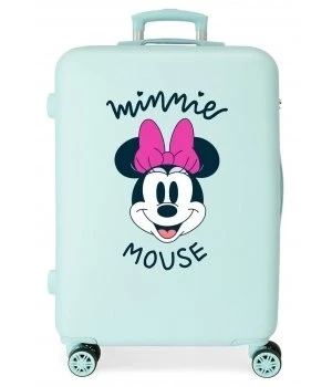 Disney Maleta Mediana 65 Cm 4 Ruedas RigidaMinnie Smile 3 Disney Maleta Mediana 65 Cm 4 Ruedas RigidaMinnie Smile