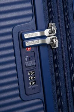 Maleta Grande 77 Cm 4 R Exp American Tourister Soundbox Azul (Midnight Navy -Equipaje Serie Tienda 27906