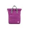 Mochila Roka London Canfield B Pequeña Sostenible Nylon Violeta (Violet) -Equipaje Serie Tienda 28021
