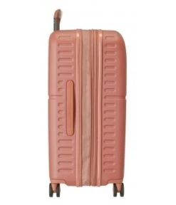 Maleta Mediana 70 Cm 4 Ruedas Exp Pepe Jeans Highlight Terracota -Equipaje Serie Tienda 28054