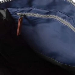 Mochila Roka London Bantry B Mediana Sostenible Nylon Azul (Airforce) -Equipaje Serie Tienda 28905