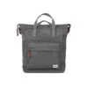 Mochila Roka London Bantry B Mediana Sostenible Nylon Gris (Grafito) -Equipaje Serie Tienda 28913