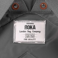 Mochila Roka London Bantry B Mediana Sostenible Nylon Gris (Grafito) 12 Mochila Roka London Bantry B Mediana Sostenible Nylon Gris (Grafito) -Equipaje Serie Tienda 28915