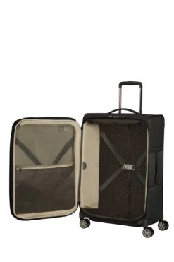 Maleta Mediana 67 Cm 4 R Exp Samsonite Airea Negro -Equipaje Serie Tienda 28988