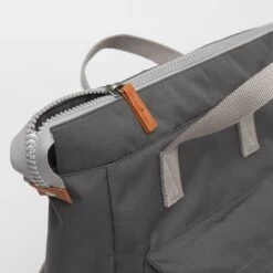 Mochila Roka London Bantry B Pequeña Sostenible Canvas Gris (Carbon) -Equipaje Serie Tienda 29698