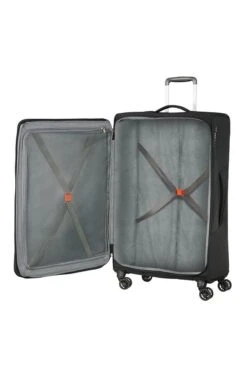 Maleta Grande 79 Cm 4 Ruedas Exp American Tourister Summerfunk Negro -Equipaje Serie Tienda 30488