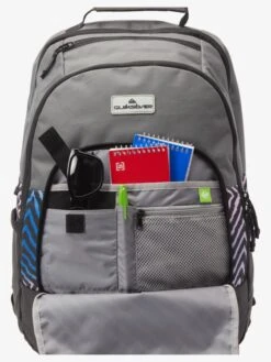 Mochila Escolar Quiksilver AQYBP03132-BRT6 1969 Special M Gris-Rayas Cebra -Equipaje Serie Tienda 31381