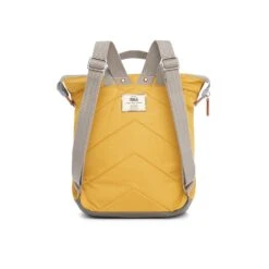 Mochila Roka London Bantry B Pequeña Sostenible Nylon Amarillo(Corn) -Equipaje Serie Tienda 31394