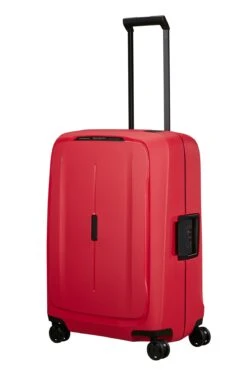 Maleta Mediana 69 Cm 4R Anclajes Samsonite Essens Rojo (Hibiscus Red) -Equipaje Serie Tienda 31403