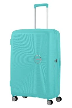 Maleta Grande 77 Cm Exp 4 R American Tourister Soundbox Turquesa (poolside -Equipaje Serie Tienda 31451