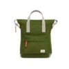 Mochila Roka London Bantry B Pequeña Sostenible Nylon Kaki (Military)