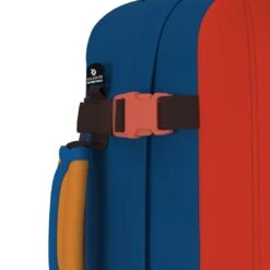 Mochila De Viaje Cabin Zero Classic 28 L Azul/Rojo (TROPICAL BLOCKS) -Equipaje Serie Tienda 32151