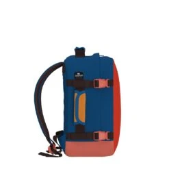 Mochila De Viaje Cabin Zero Classic 28 L Azul/Rojo (TROPICAL BLOCKS) -Equipaje Serie Tienda 32181