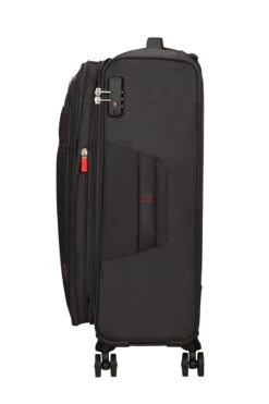 American Tourister Maleta Mediana 67 Cm 4R Exp. A.T. Crosstrack Gris (Grey-Red) -Equipaje Serie Tienda 32250