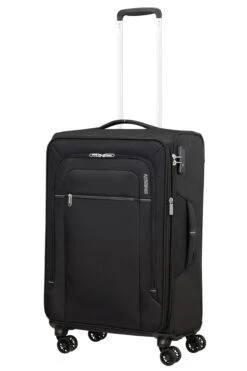 American Tourister Maleta Mediana 67 Cm 4R Exp. A.T. Crosstrack Negro (Black-Grey) -Equipaje Serie Tienda 32256