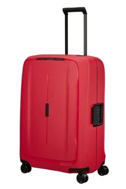 Maleta Grande 75 Cm 4R Anclajes Samsonite Essens Rojo (Hibiscus Red) -Equipaje Serie Tienda 32795