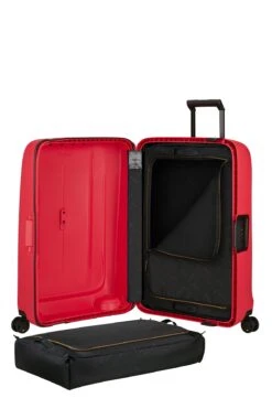 Maleta Grande 75 Cm 4R Anclajes Samsonite Essens Rojo (Hibiscus Red) -Equipaje Serie Tienda 32808