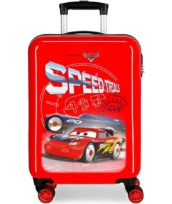 Disney Maleta De Cabina 55 Cm 4 Ruedas Rigida Cars Speed Trails